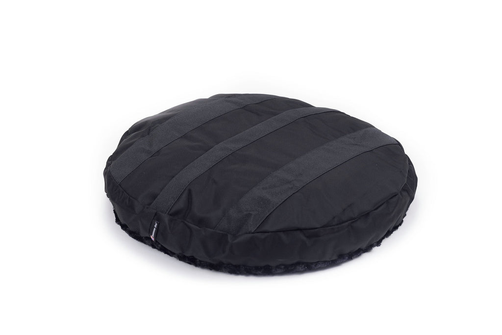 Furvana Round Orthopedic Dog Bed with Minky Fleece Cover