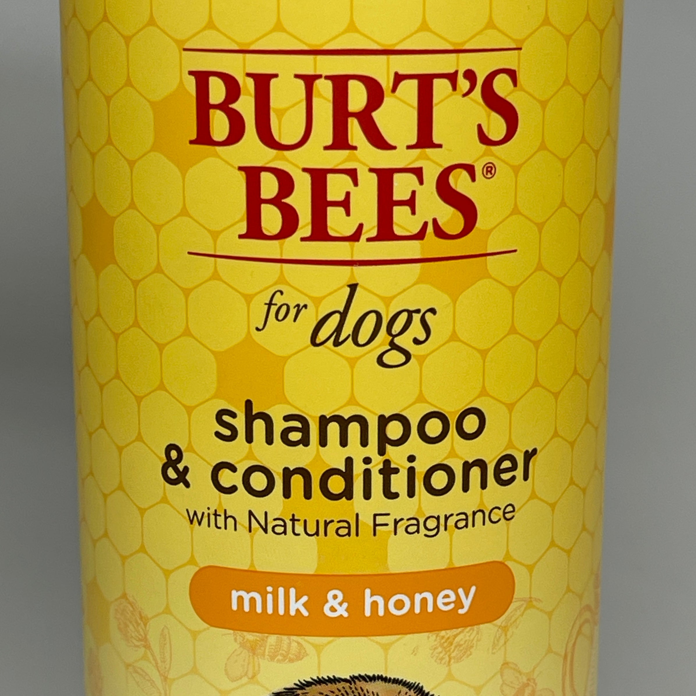 Dog Shampoo & Conditioner with Milk & Honey Scent, 12 oz