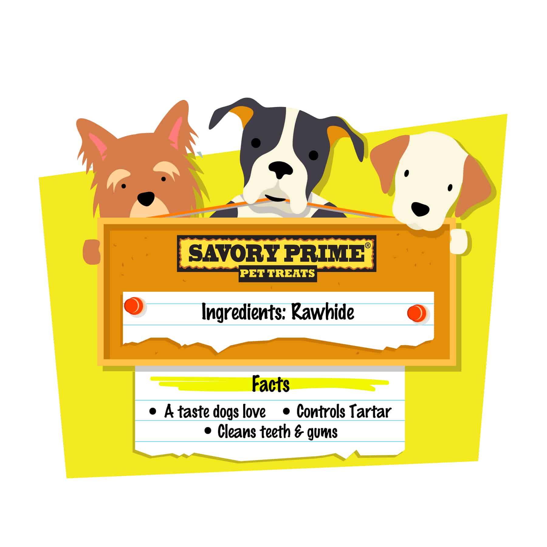 American Beef Hide Dog Chews – Oven-Dried Rawhide Treats