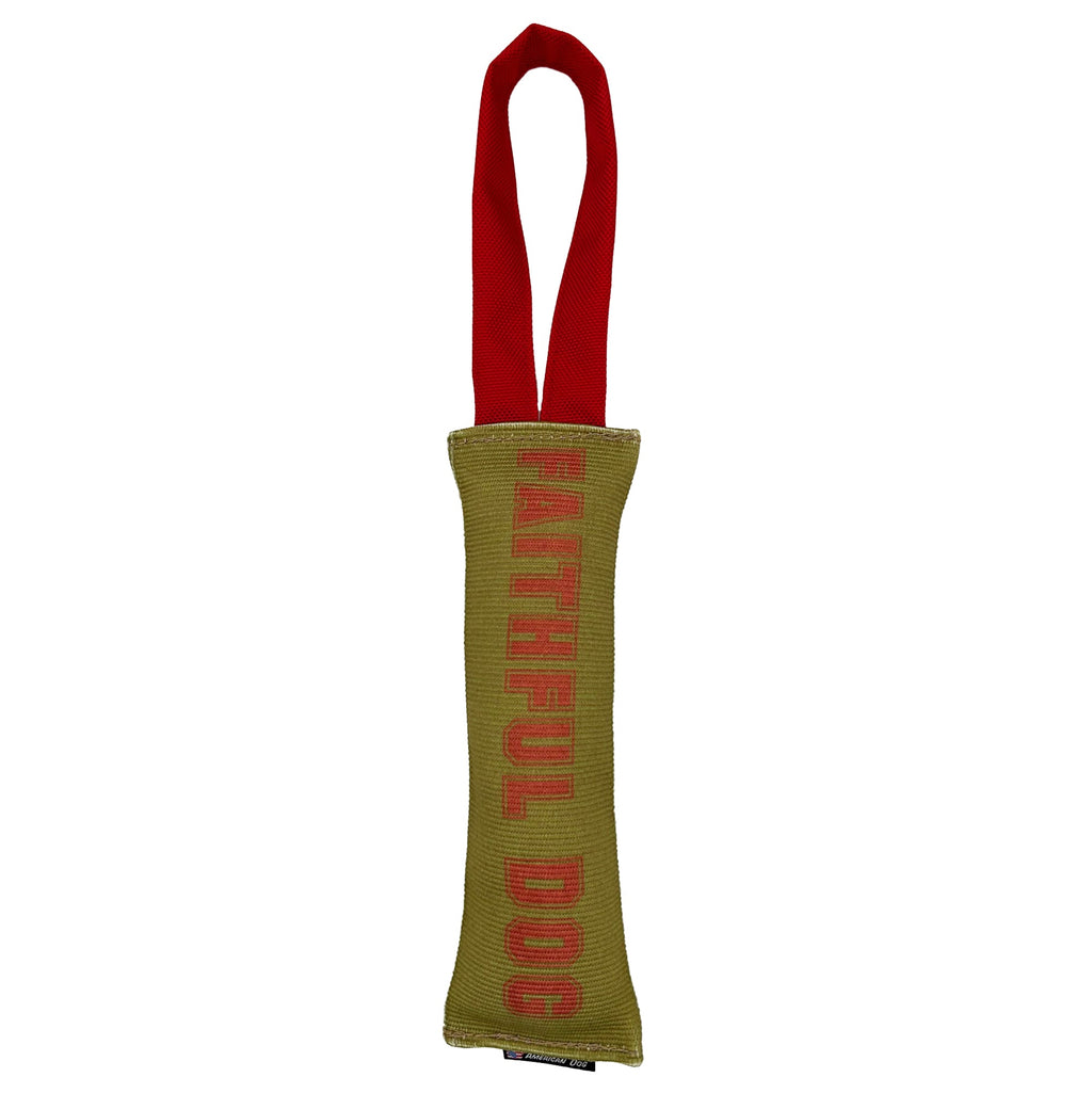 Fire Hose Dog Tug Toy with Ballistic Handle, 10"