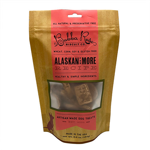 Wild-Caught Alaskan Salmon Dog Treats, 6.5 oz Resealable Bag