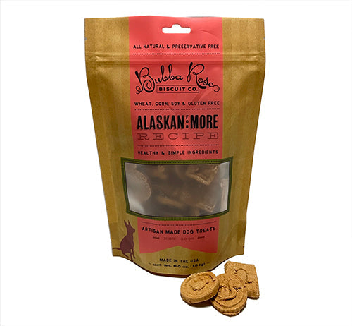 Wild-Caught Alaskan Salmon Dog Treats, 6.5 oz Resealable Bag