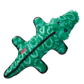 KONG Ballistic Alligator Durable Plush Dog Toy with Squeaker