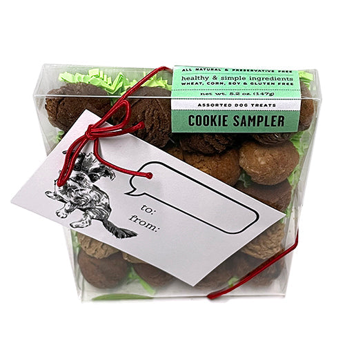 Dog Cookie Gift Box – 20 Assorted All-Natural Treats