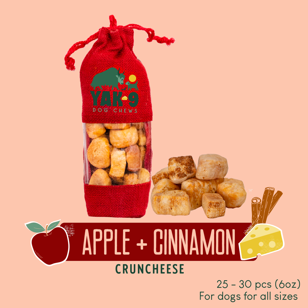 Apple & Cinnamon Yak Milk Dog Chew – All Natural Ingredients