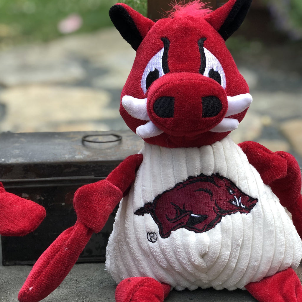University of Arkansas Tusk Mascot Plush Dog Toy