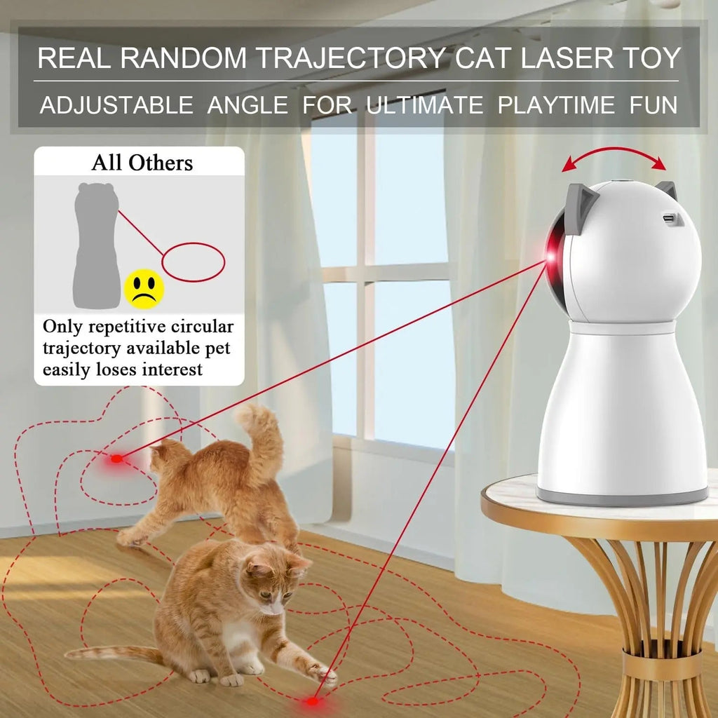 Automatic Cat Laser Toy, Motion-Activated, Rechargeable, 4th Gen