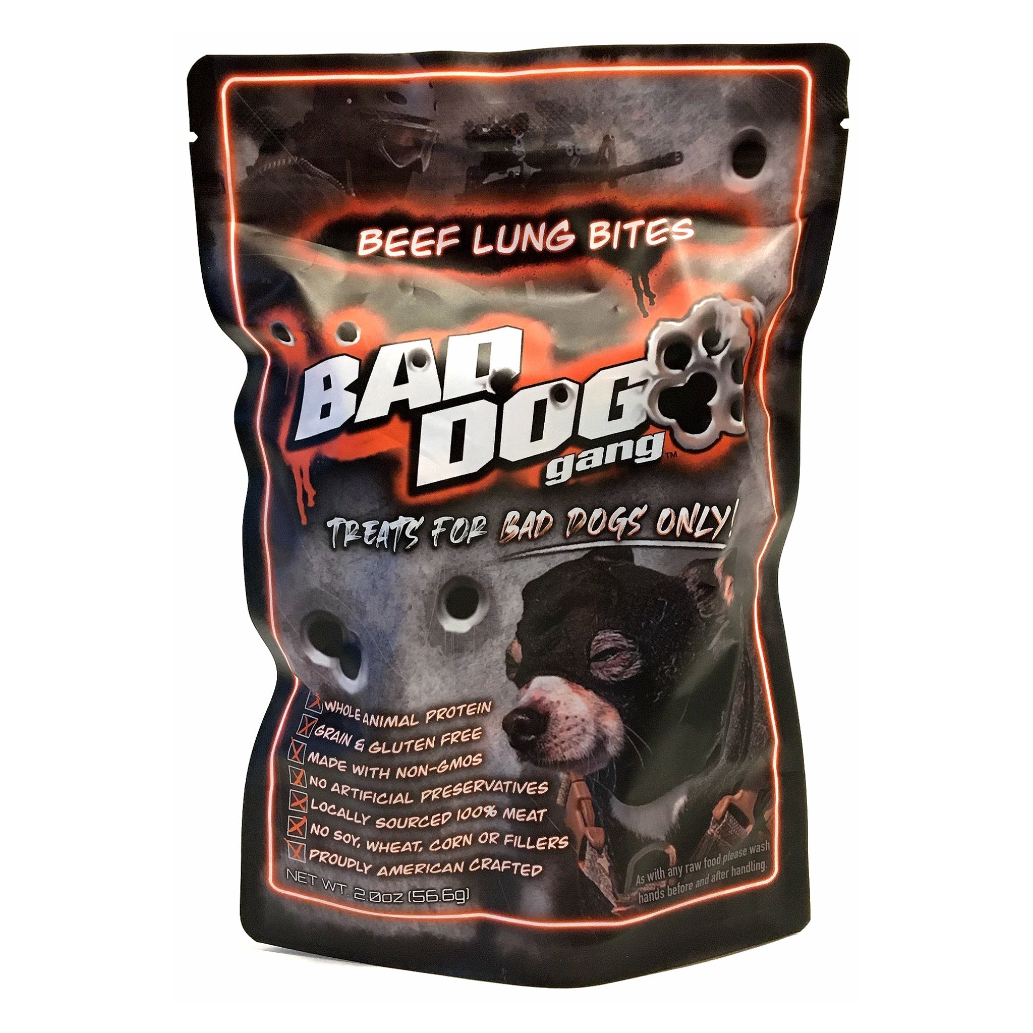 Beef Lung Bites Dog Treats – Single Ingredient, High Protein