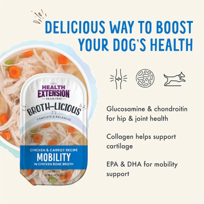 Chicken & Carrots Adult Dog Food in Bone Broth, 3.5 oz Cup