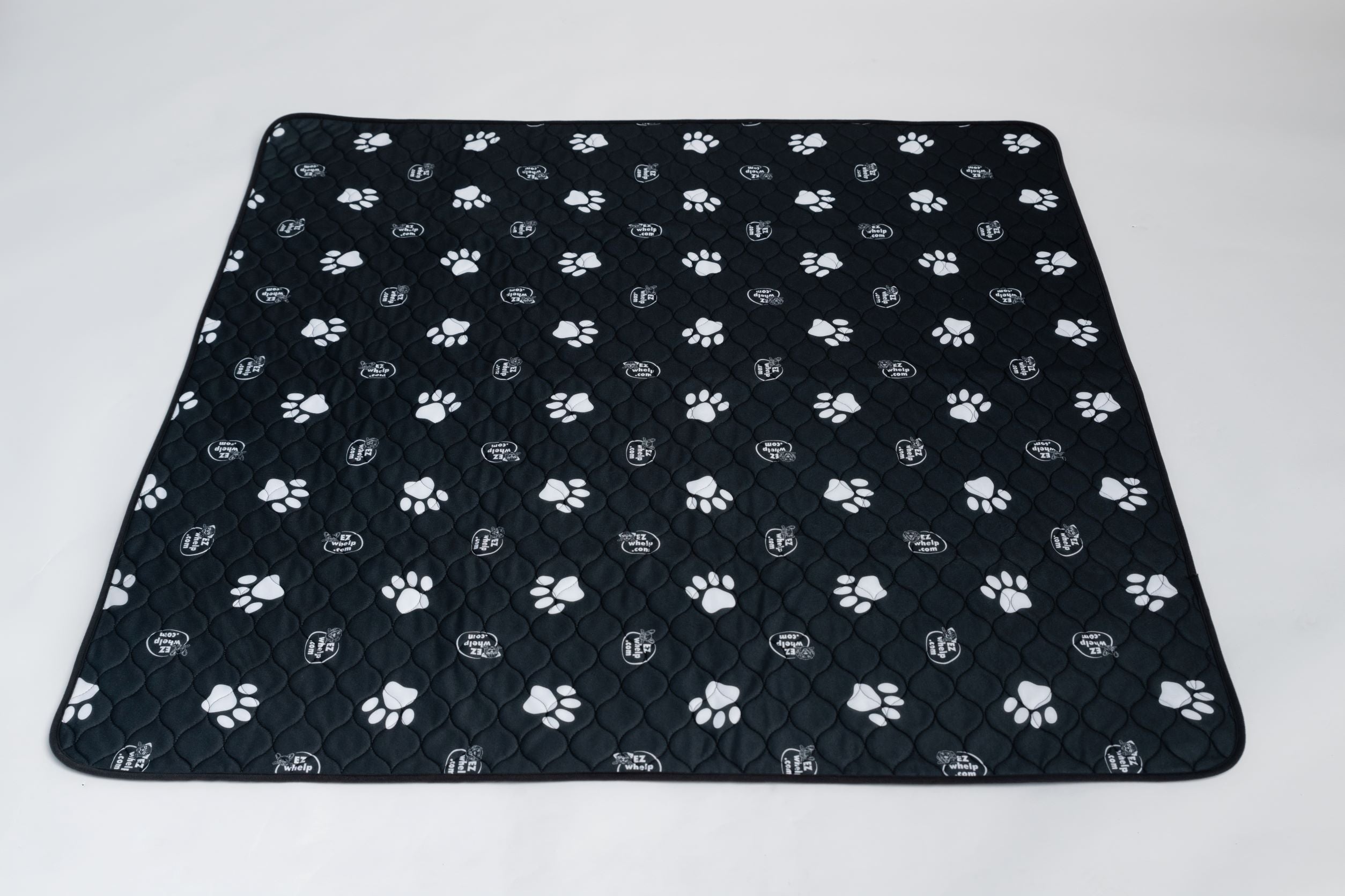 4-Layer Washable Paw Print Pet Pads, Waterproof, 2-Pack
