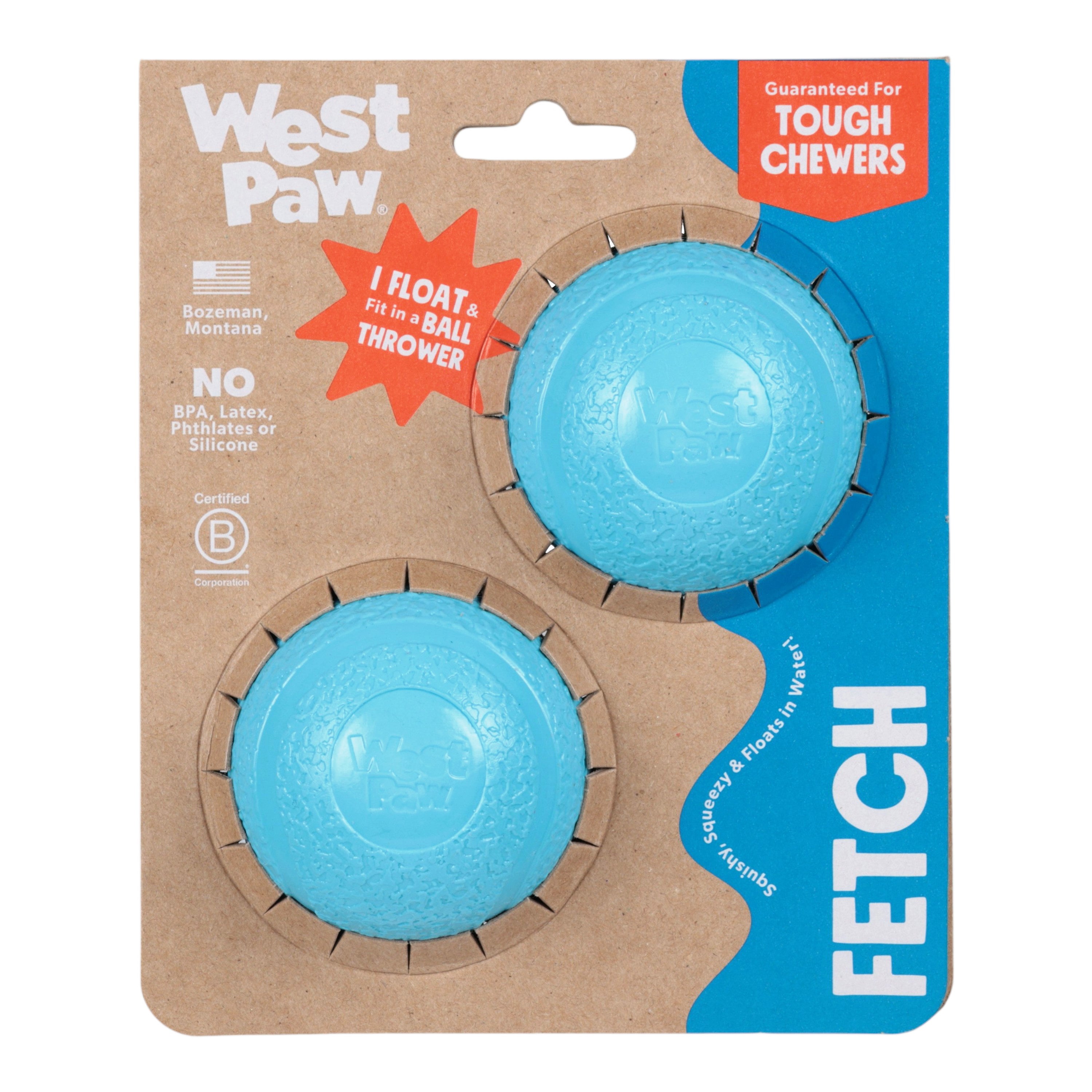 Boundr Durable Dog Ball for Chewers and Fetch, Fits Standard Throwers