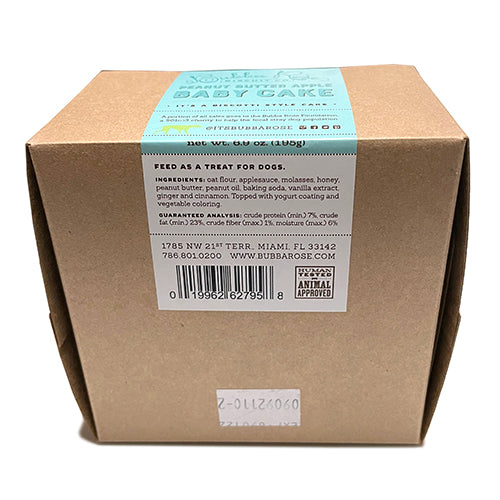 Peanut Butter Apple Dog Cake – Shelf-Stable, All Natural