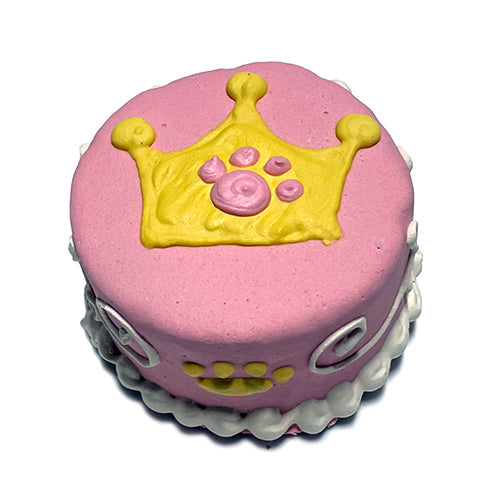 Peanut Butter Apple Dog Cake, Shelf-Stable, Wheat-Free, 3" x 2"