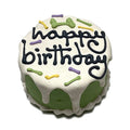 Peanut Butter Apple Dog Cake – Shelf Stable, 3" x 2.25"