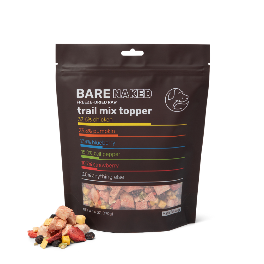 Chicken Trail Mix Topper for Dogs – Freeze-Dried, 5 Ingredients