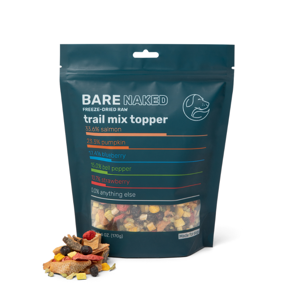 Salmon Trail Mix Freeze-Dried Dog Food Topper, 5 Ingredients
