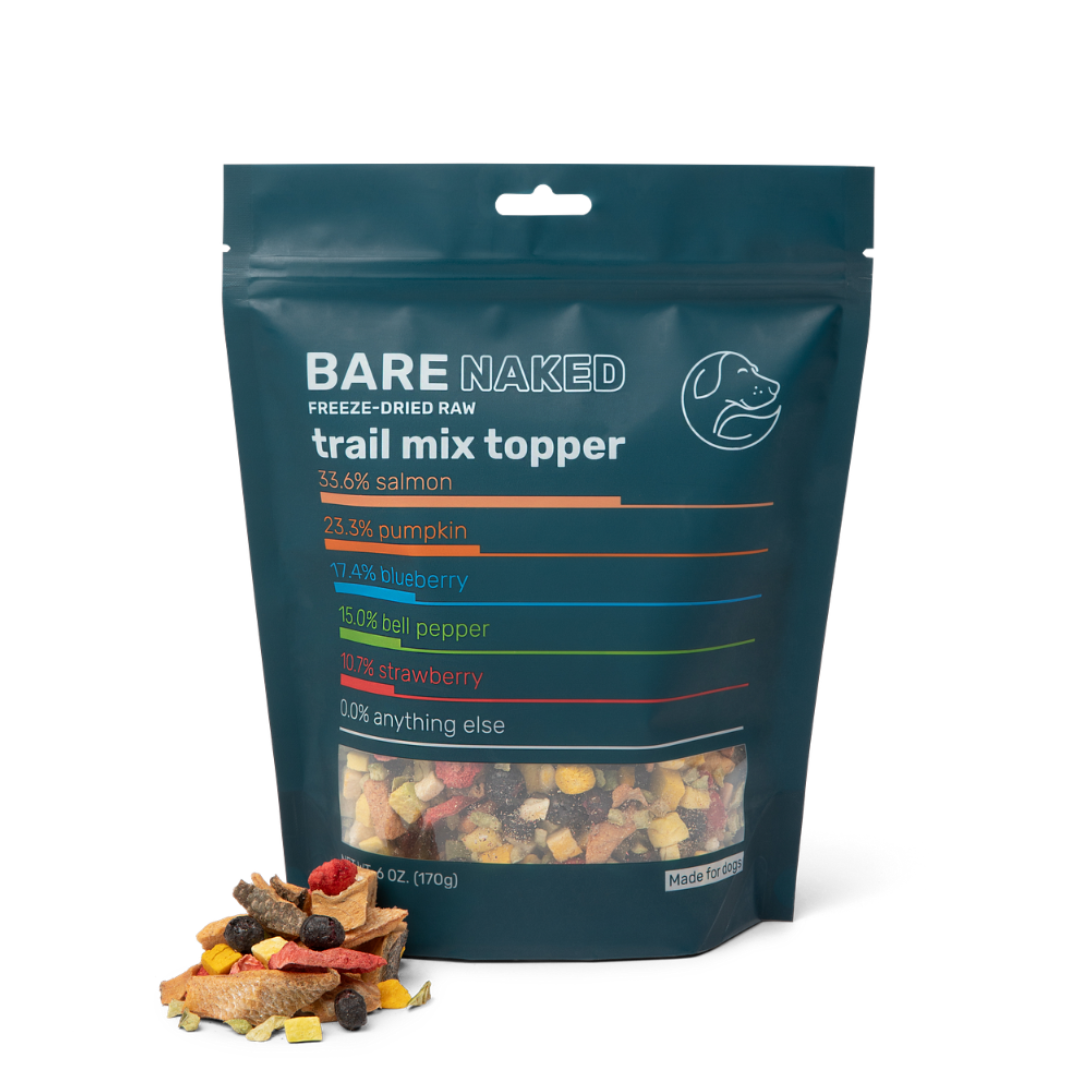 Salmon Trail Mix Freeze-Dried Dog Food Topper, 5 Ingredients