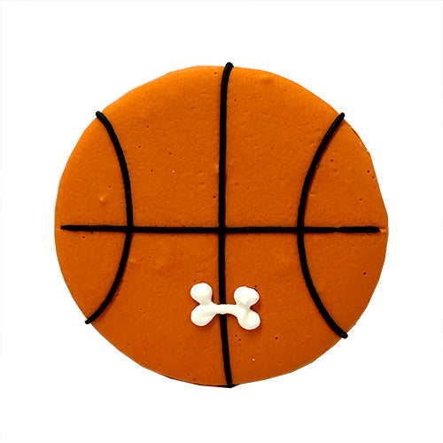 Peanut Butter Basketball Dog Treats, All-Natural, Case of 12