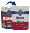 BLUE Bones Oven-Baked Dog Treats with Real Beef