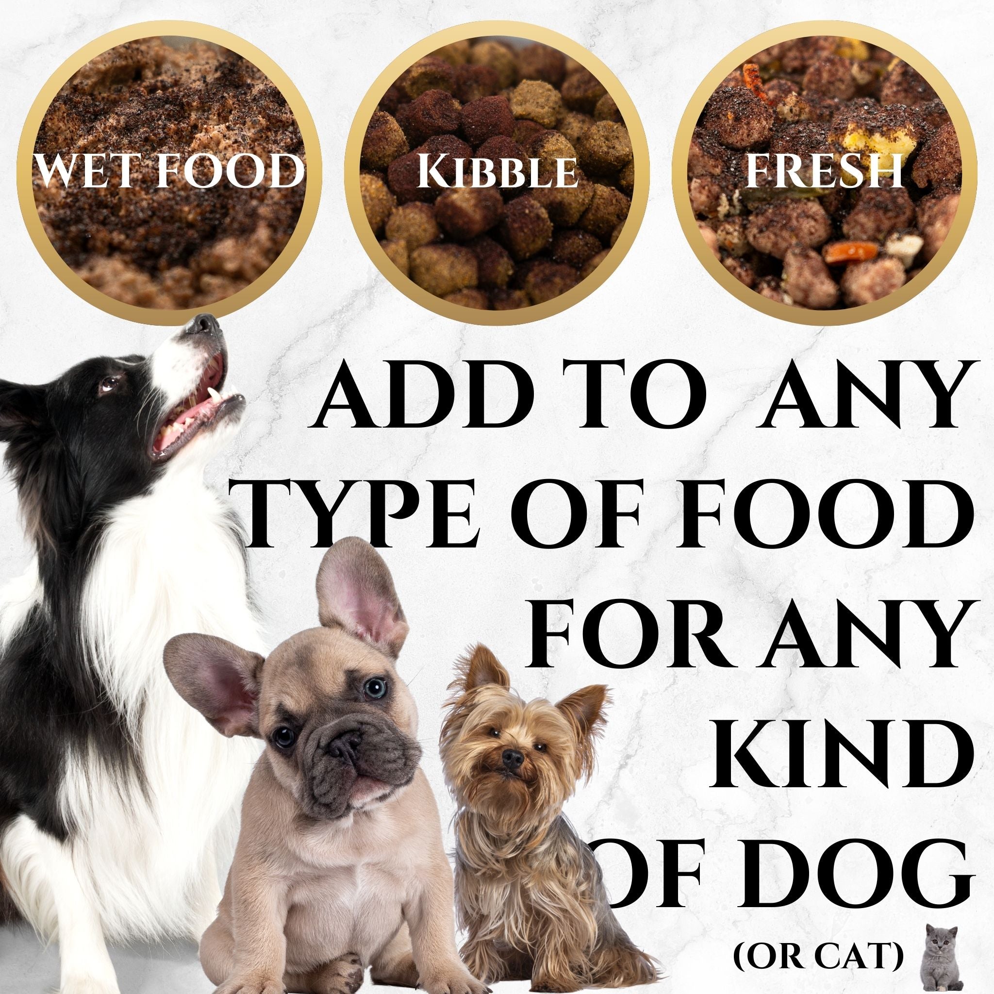 Freeze-Dried Beef Blood Topper for Dogs and Cats