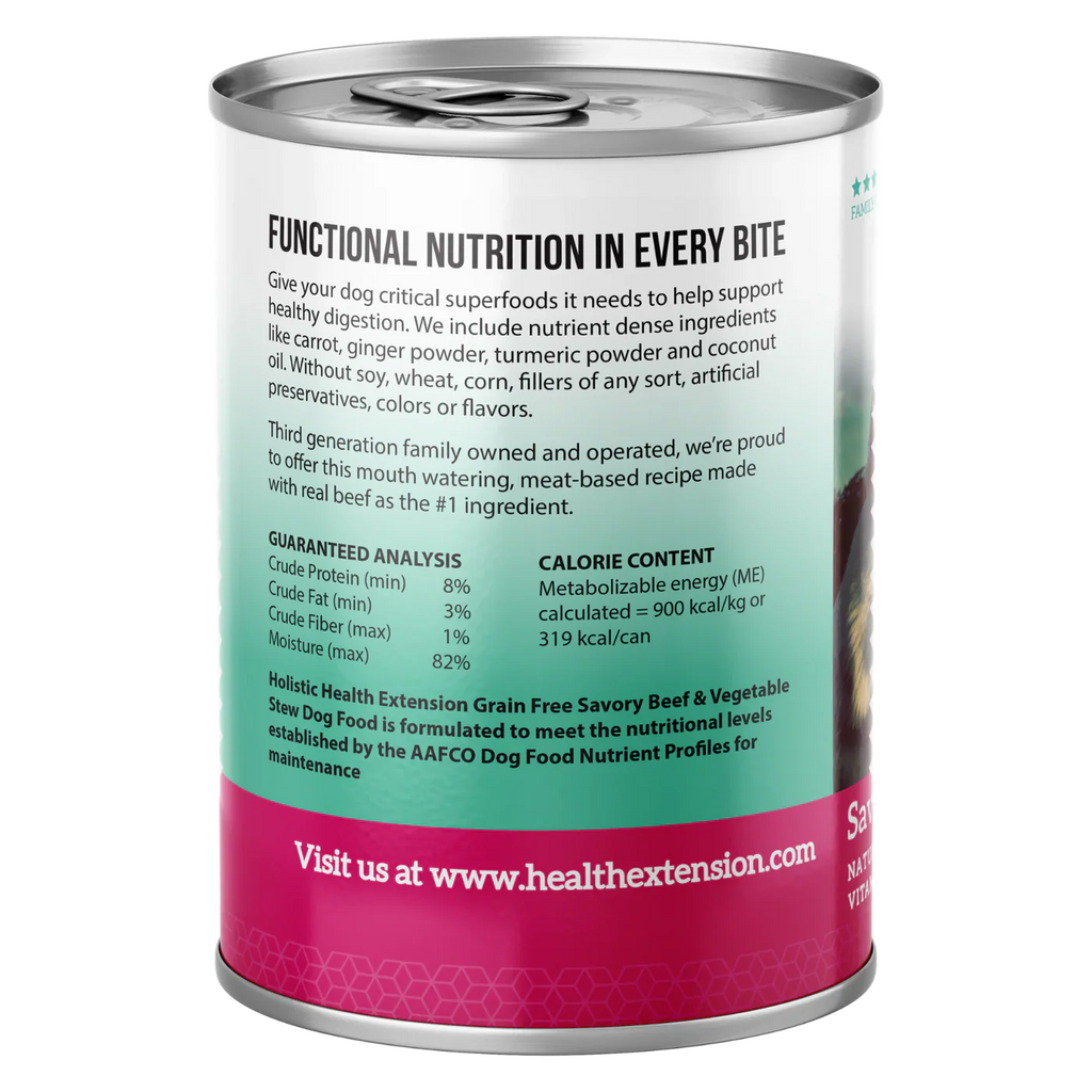 Super Premium Savory Beef Stew Grain-Free Dog Food