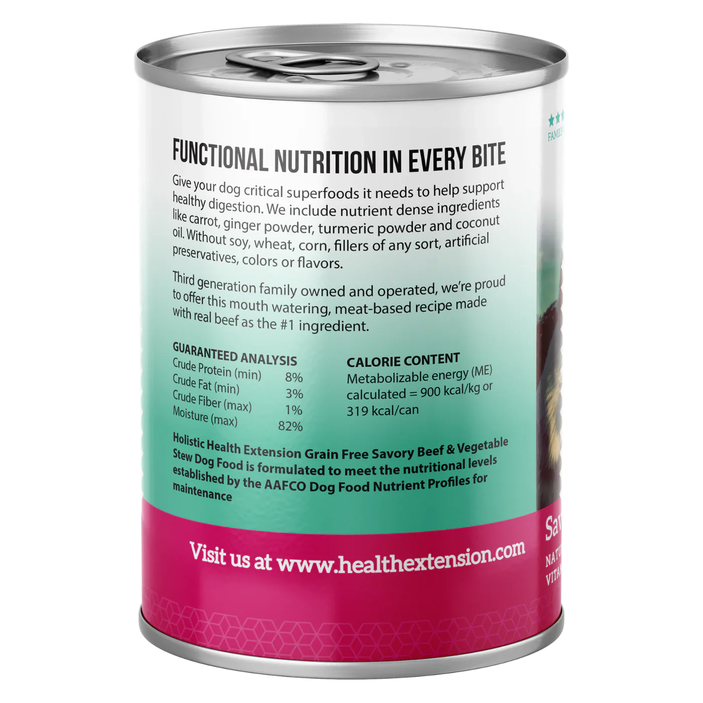 Super Premium Savory Beef Stew Grain-Free Dog Food