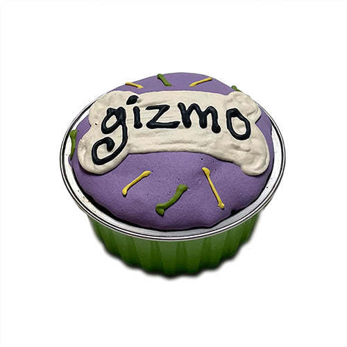 Big E's Personalized Peanut Butter Apple Dog Cupcake