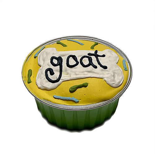 Big E's Personalized Peanut Butter Apple Dog Cupcake