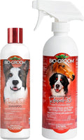Bio-Groom Flea & Tick Shampoo and Repel 35 Spray Set for Pets