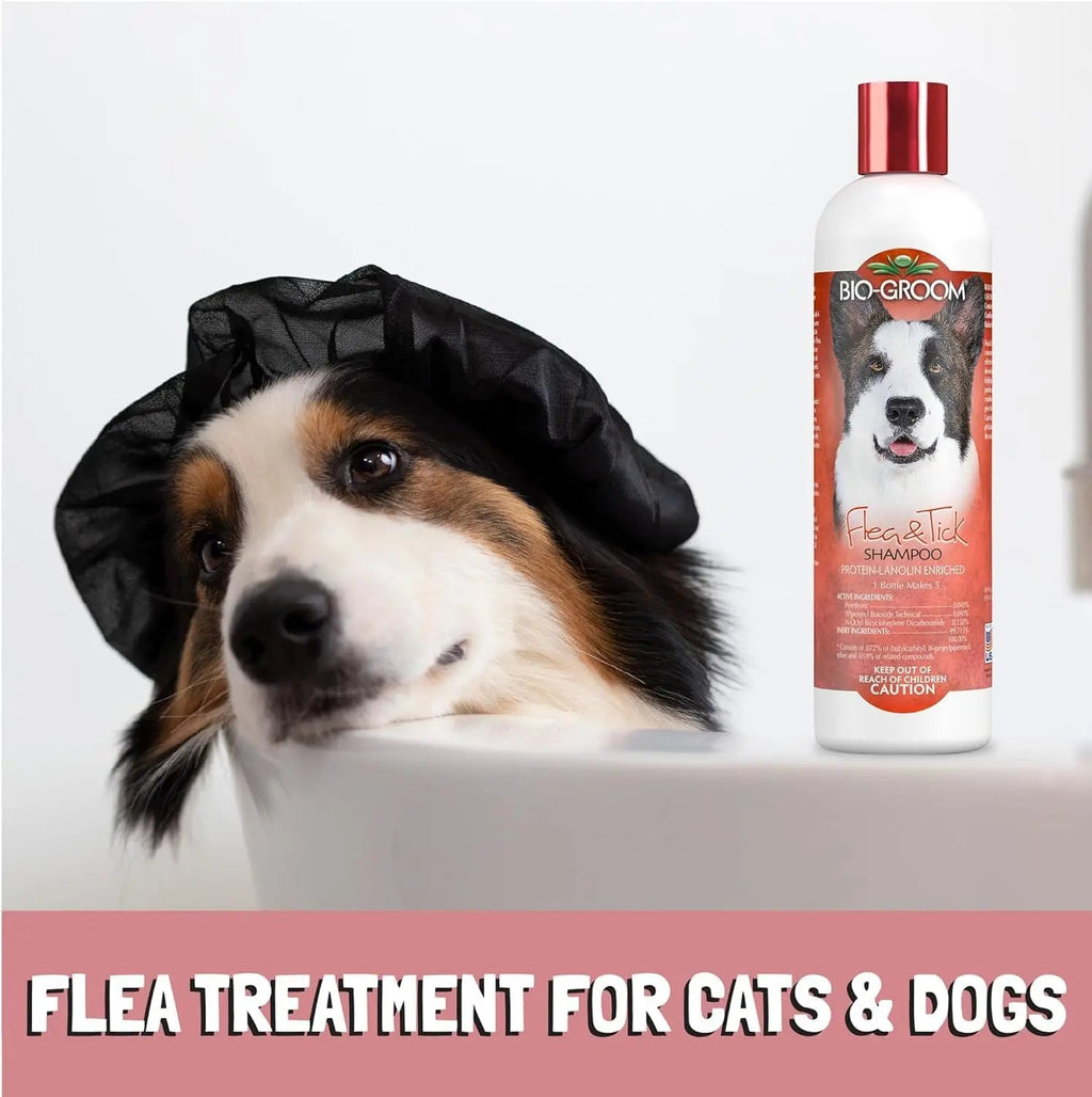 Bio-Groom Flea & Tick Shampoo and Repel 35 Spray Set for Pets
