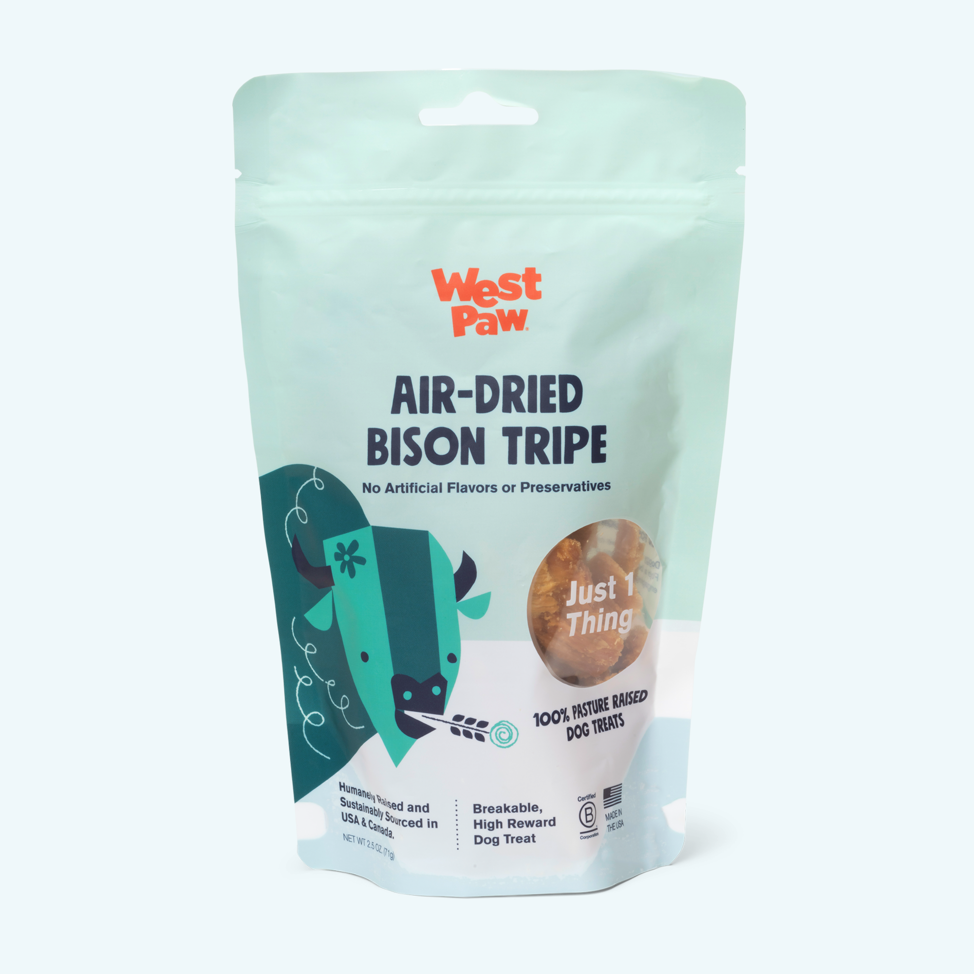 Air-Dried Bison Tripe Dog Treats