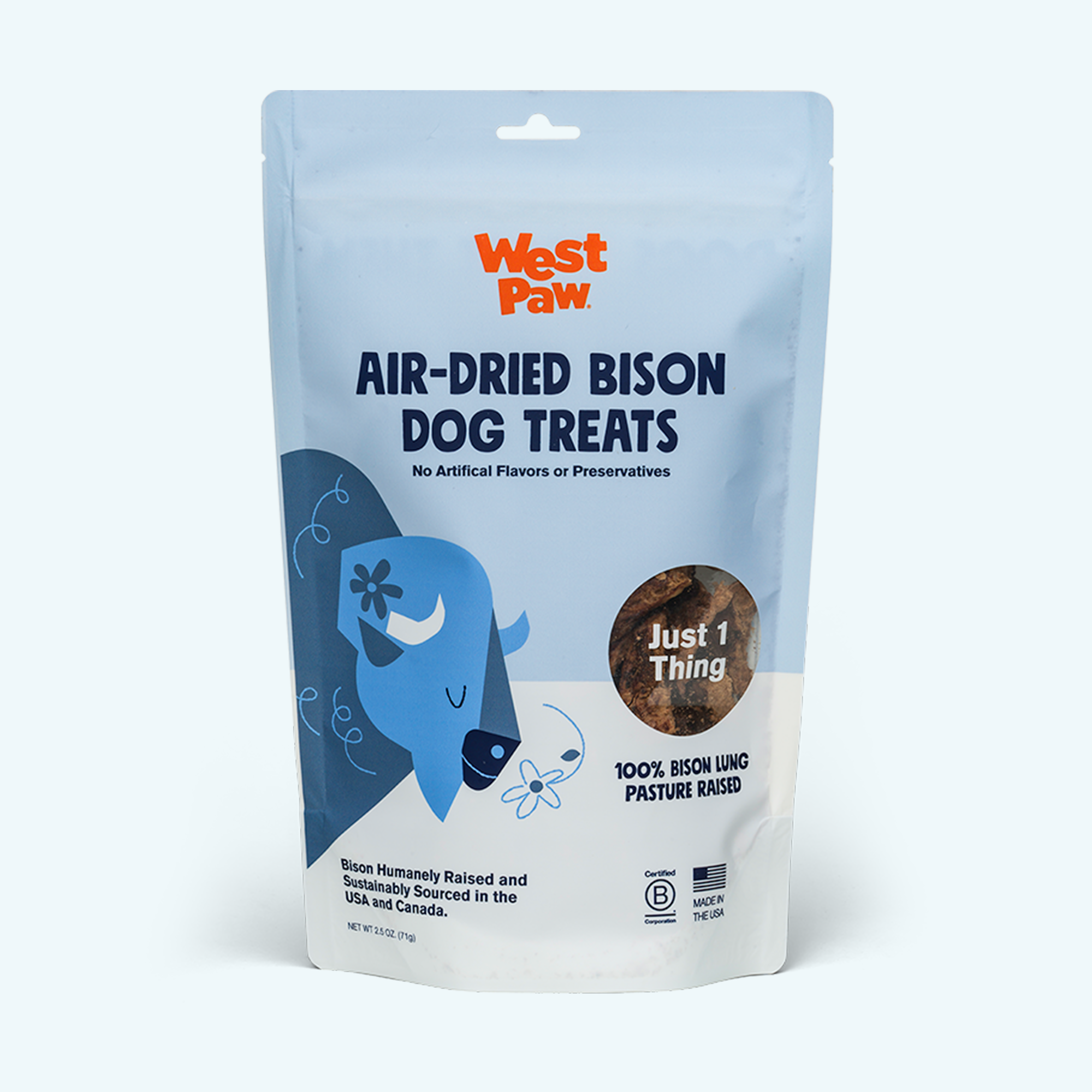 Air-Dried Bison Lung Dog Treats