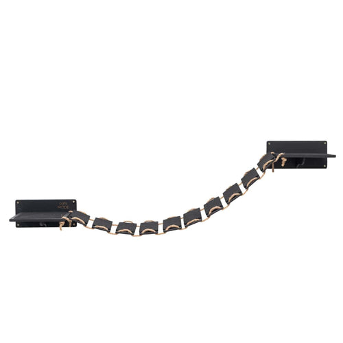 Wall-Mounted Cat Walk with Eco-Friendly Wood and Felt Stairs