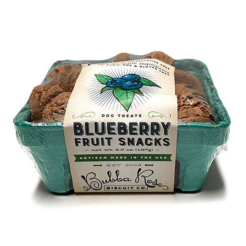 Blueberry Dog Treats Fruit Crate Box, Vegetarian, 5.9 oz