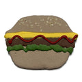 Burger-Shaped Peanut Butter Dog Treats, Case of 12