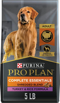 Turkey & Rice Dry Dog Food with Crunchy Kibble and Shredded Pieces