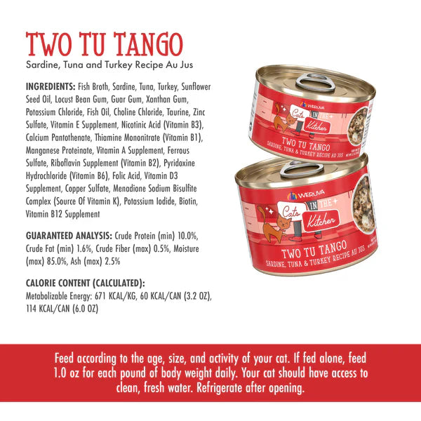 Wild-Caught Sardine, Tuna & Turkey Cat Food in Broth