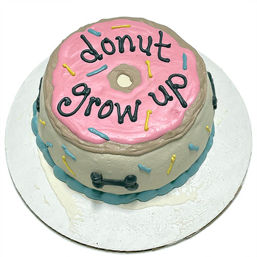 Peanut Butter Banana Dog Cake with Yogurt Coating – Personalizable