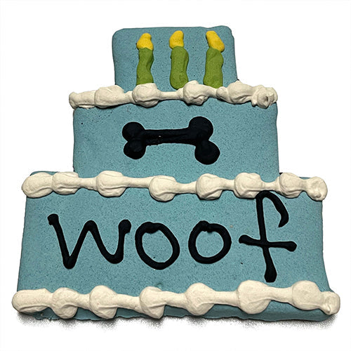 Peanut Butter & Carob Dog Cake Treat Cookies, 3.5" (12 Pack)