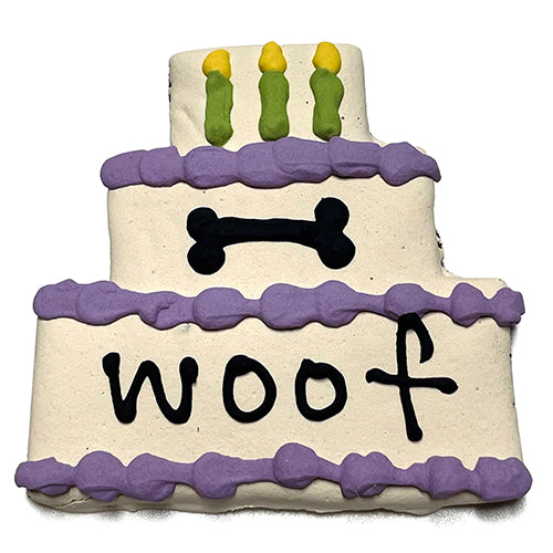 Peanut Butter & Carob Dog Cake Treat Cookies, 3.5" (12 Pack)