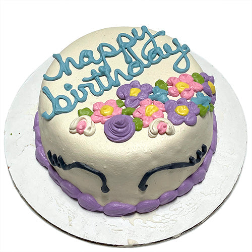 Peanut Butter Banana Dog Cake with Yogurt Coating, Personalizable