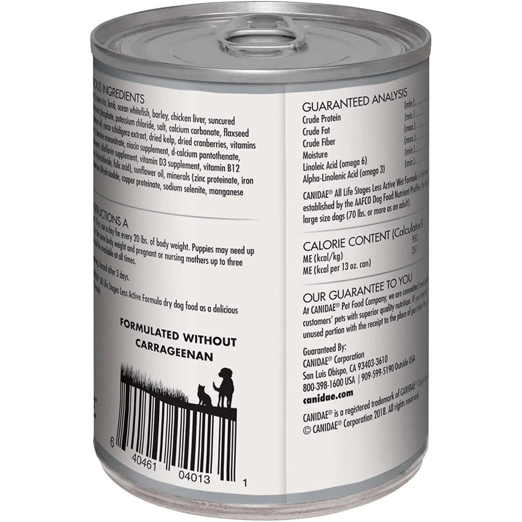 CANIDAE All Life Stages Platinum Less Active Canned Dog Food