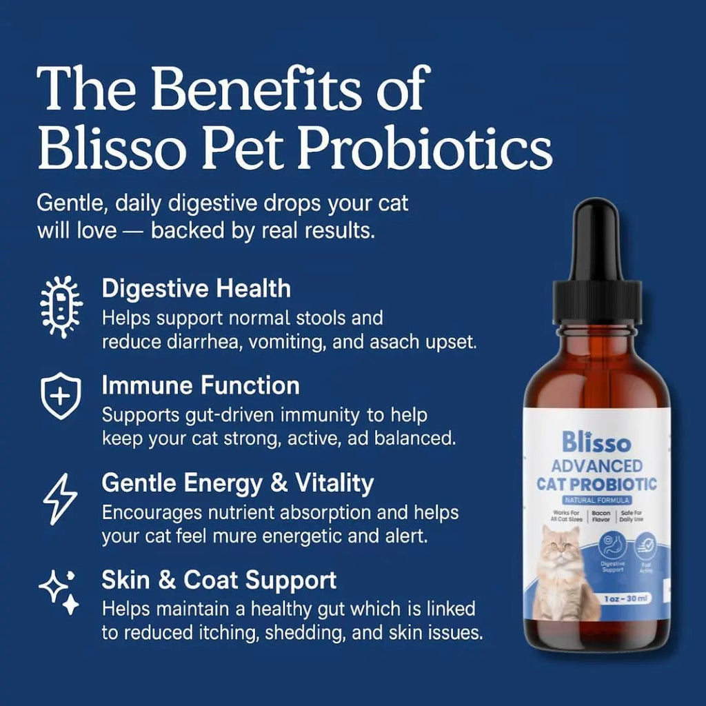 Cat Probiotic Drops – Digestive Relief & Gut Health Supplement, 1oz