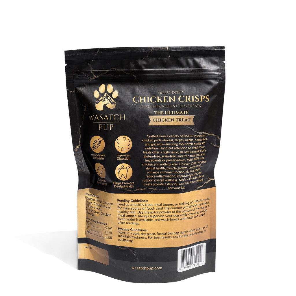 Chicken Crisps Freeze-Dried Single-Ingredient Pet Treats