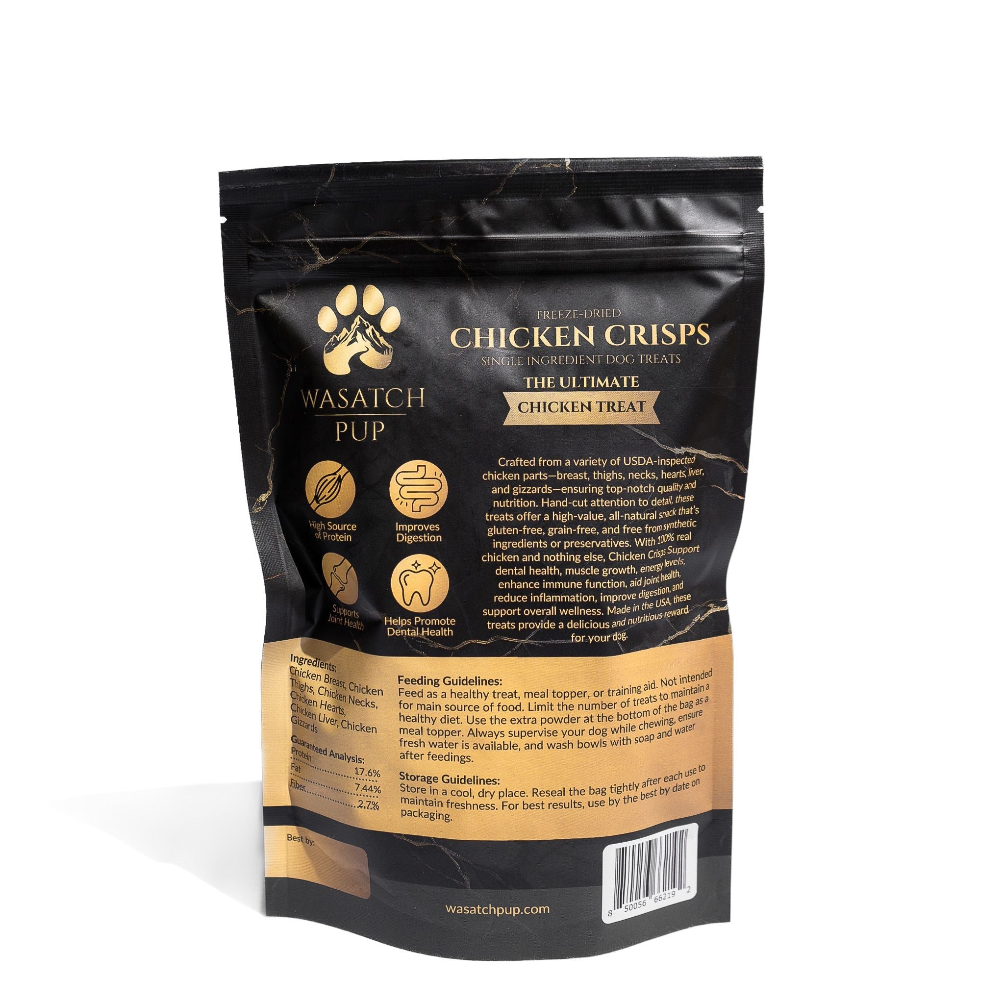 Chicken Crisps Freeze-Dried Single-Ingredient Pet Treats