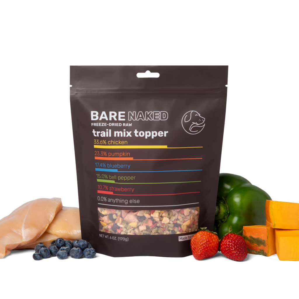 Chicken Trail Mix Topper for Dogs – Freeze-Dried, 5 Ingredients