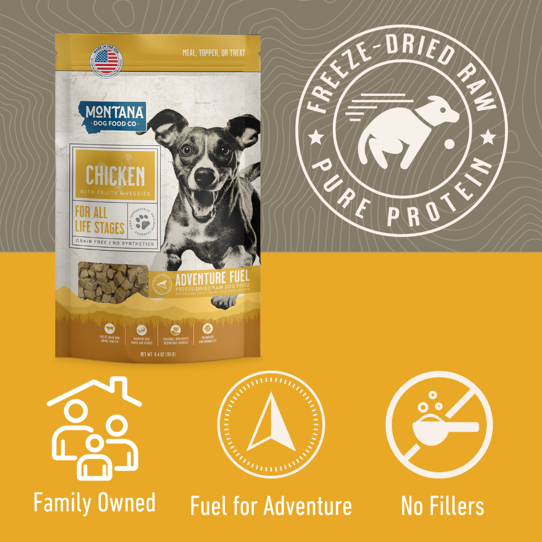 Freeze-Dried Free Range Chicken Pet Food with Fruits & Vegetables
