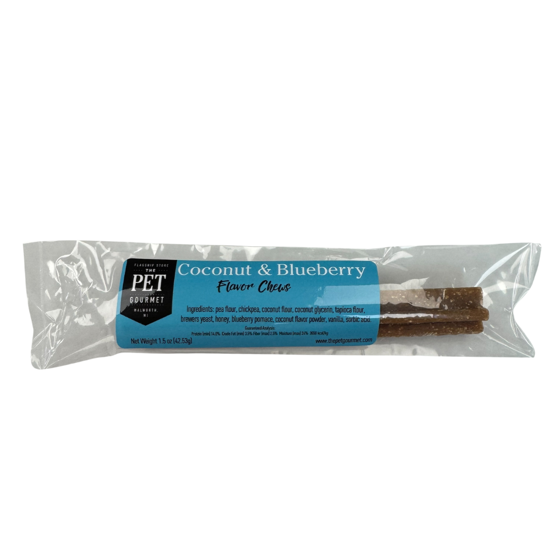 Coconut Blueberry Dental Chews for Dogs