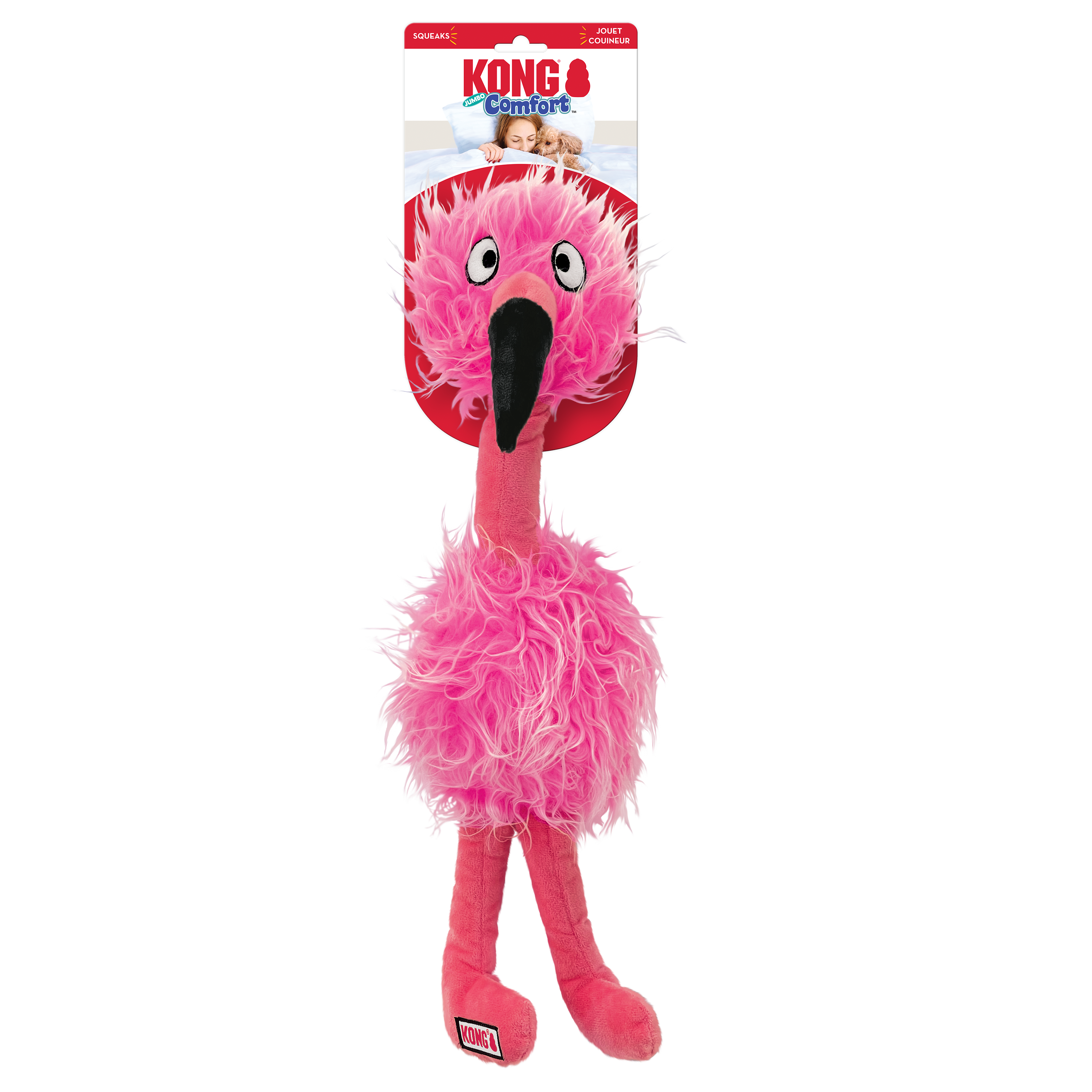 KONG Comfort Jumbo Bird Plush Dog Toy