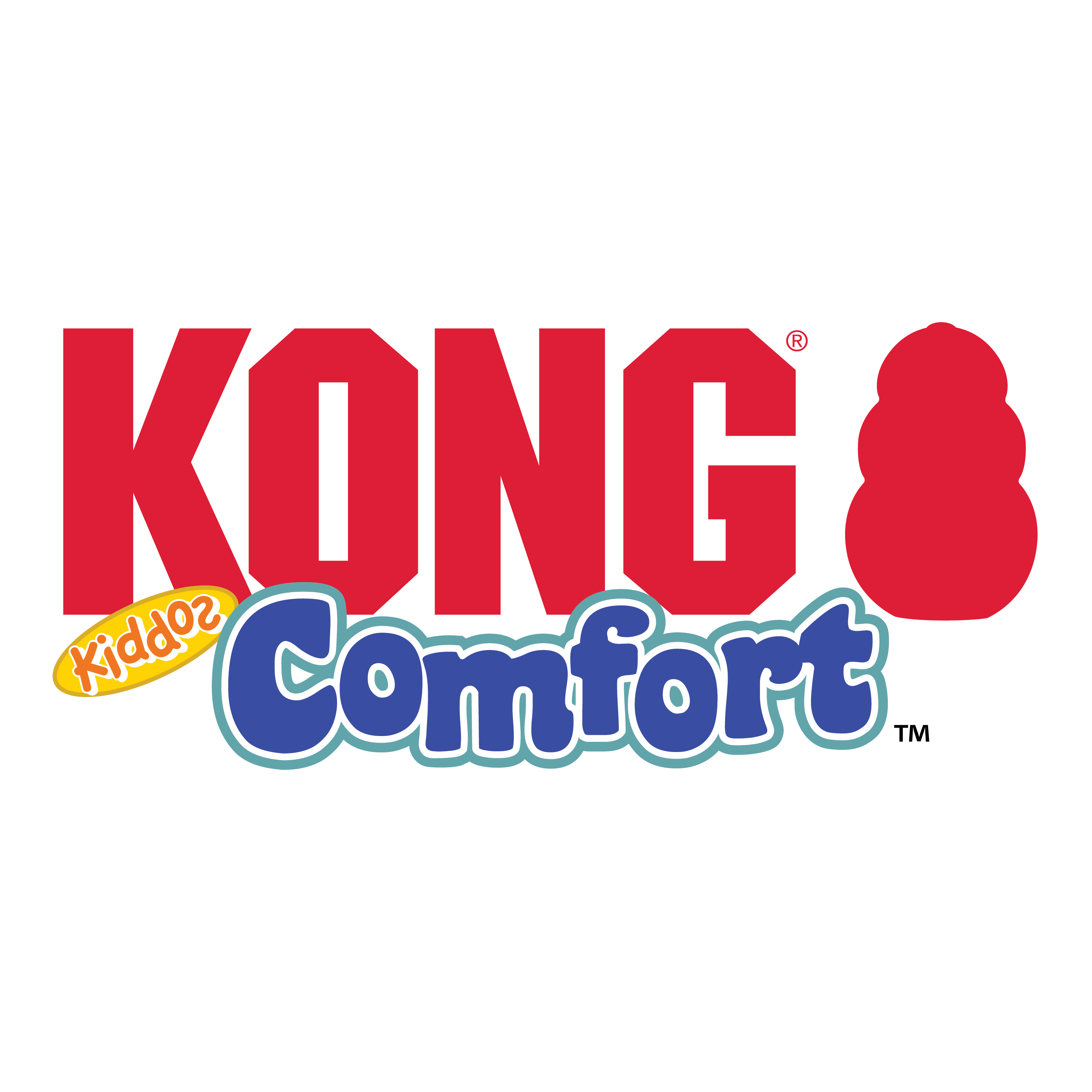 KONG Comfort Kiddos Jumbo Elephant Plush Dog Toy